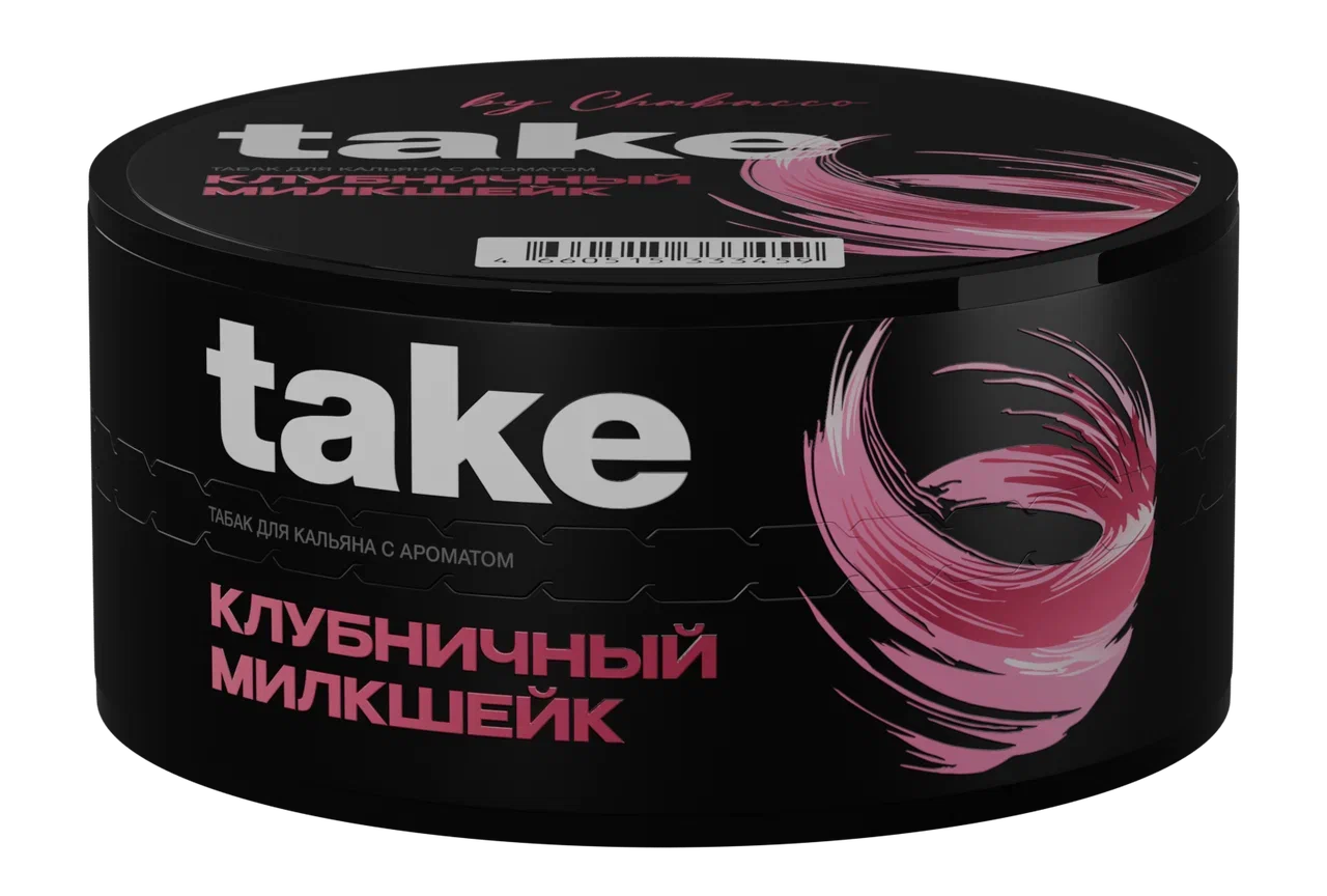 картинка Табак Take - Strawberry Milkshake (Клубничный Милкшейк) 25 гр. от магазина BigSmoke