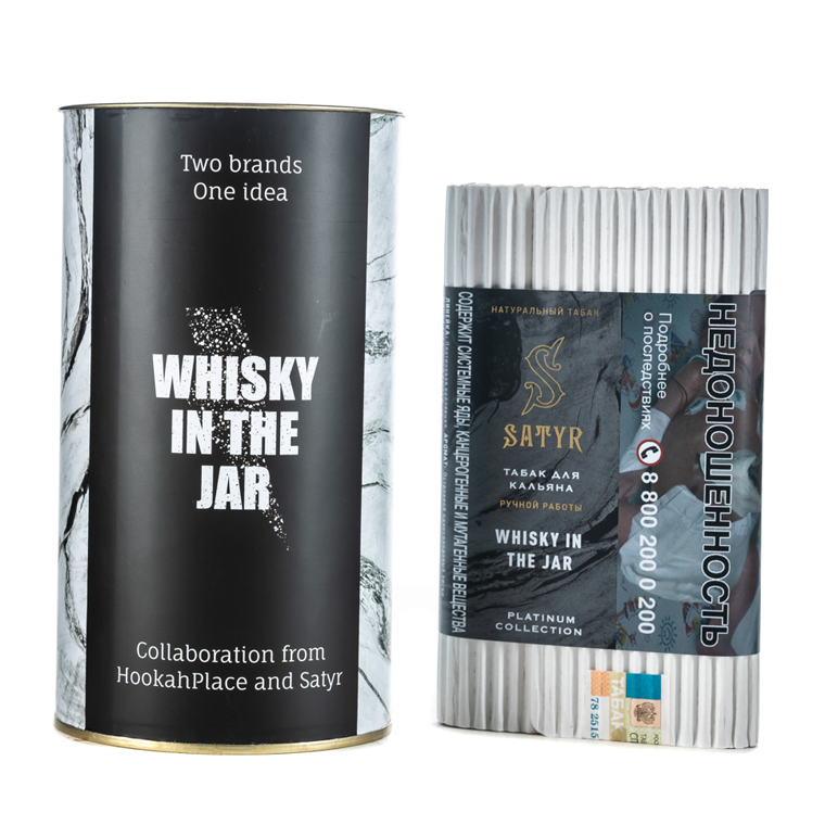 картинка Табак Satyr Platinum Collection - Whiskey in the Jar 100 гр. от магазина BigSmoke