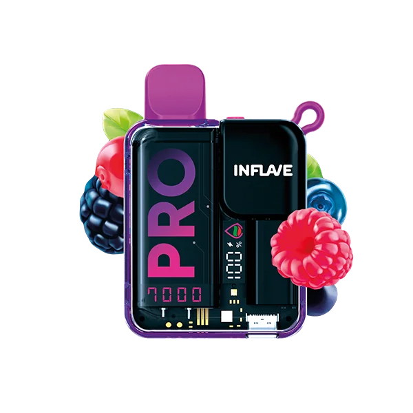 картинка Inflave Pro 7000 - Ягодный Микс от магазина BigSmoke