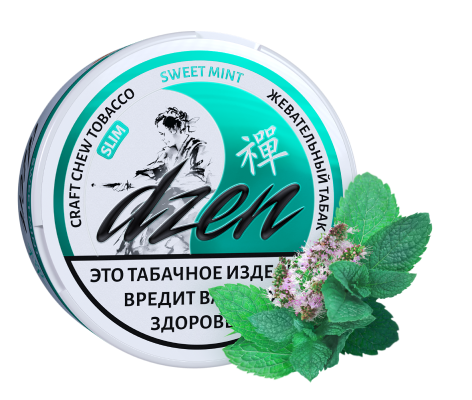 картинка Жевательный Табак Dzen Slim - Sweet Mint 9 гр. от магазина BigSmoke