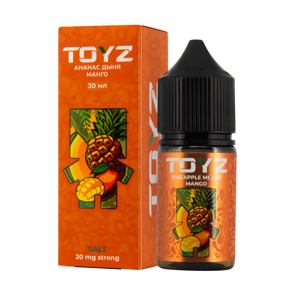 картинка Жидкость Toyz Pineapple melon and mango 20 Strong мг/мл 30 мл от магазина BigSmoke