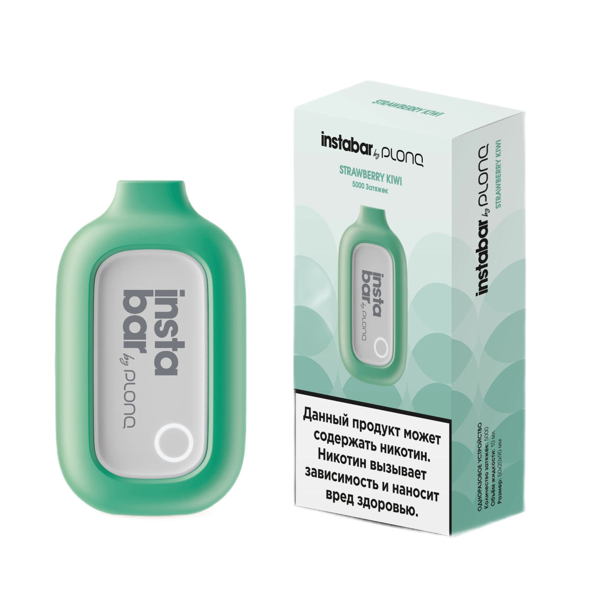 картинка Instabar By PLONQ 5000 - Клубника Киви от магазина BigSmoke
