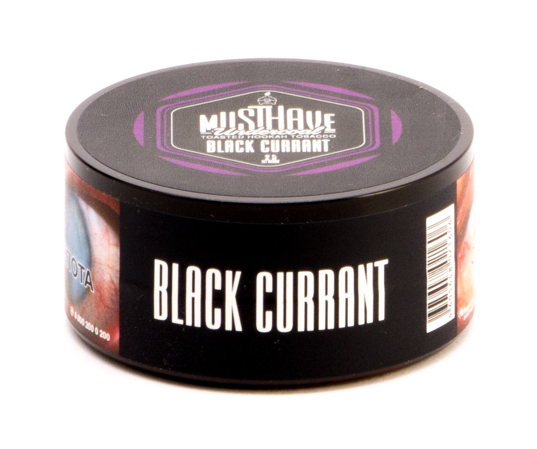 картинка Табак Must Have - Black Currant 25 гр. от магазина BigSmoke