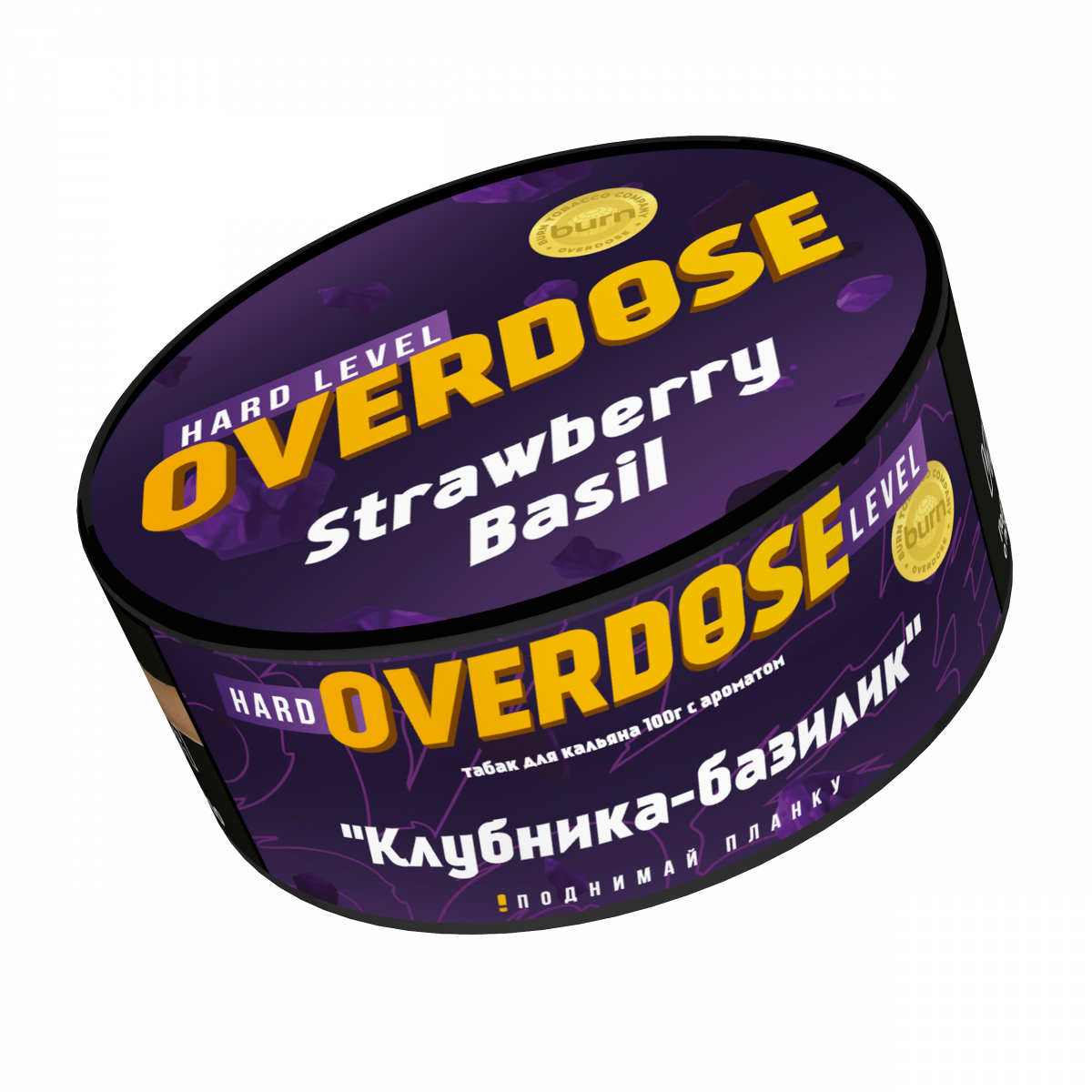 картинка Табак Overdose - Strawberry Basil 100 гр. от магазина BigSmoke