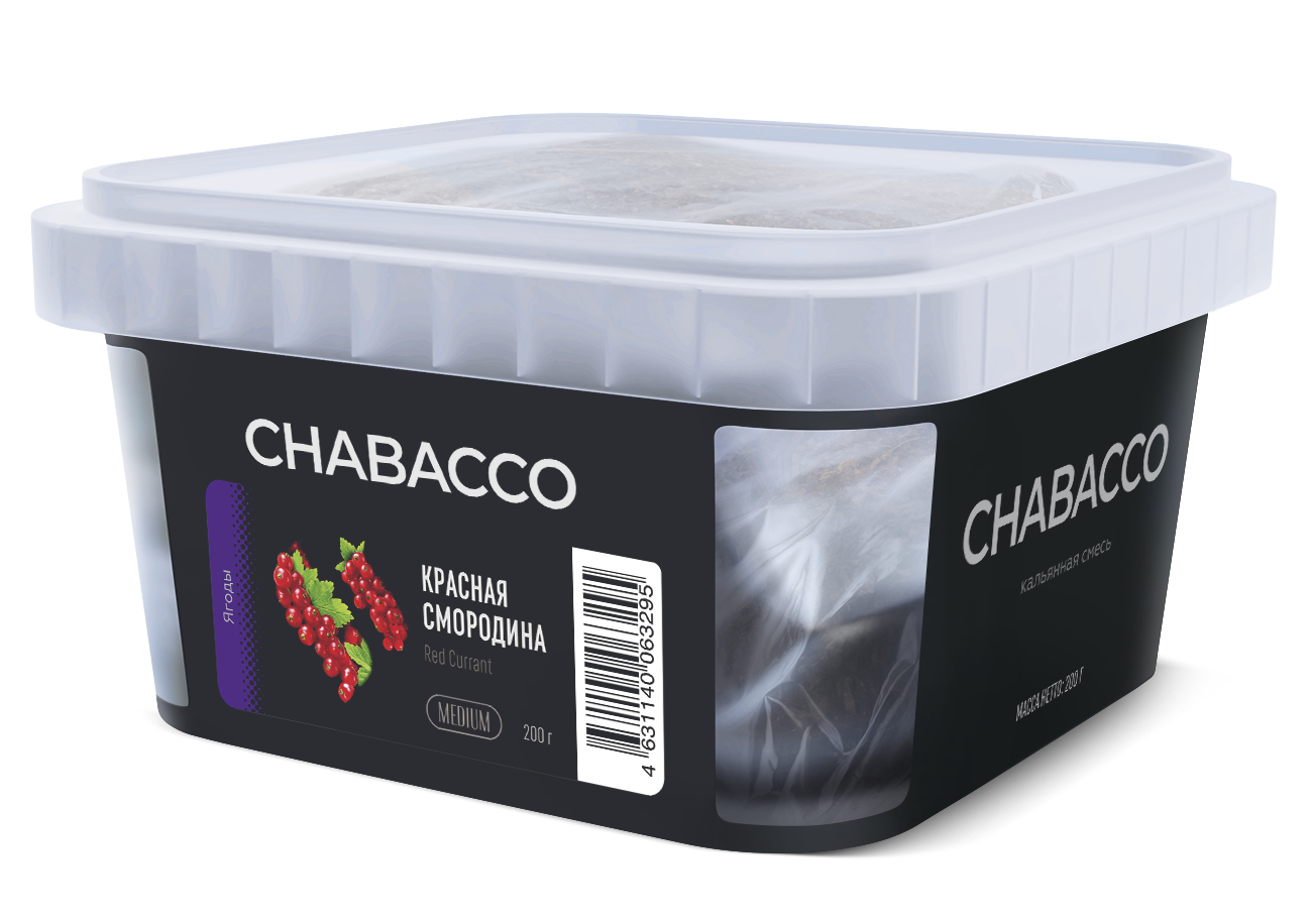 картинка Chabacco Medium - Red Currant 200 гр. от магазина BigSmoke