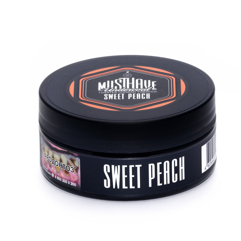 картинка Табак Must Have - С Ароматом Персика (Sweet Peach) 125 гр. от магазина BigSmoke