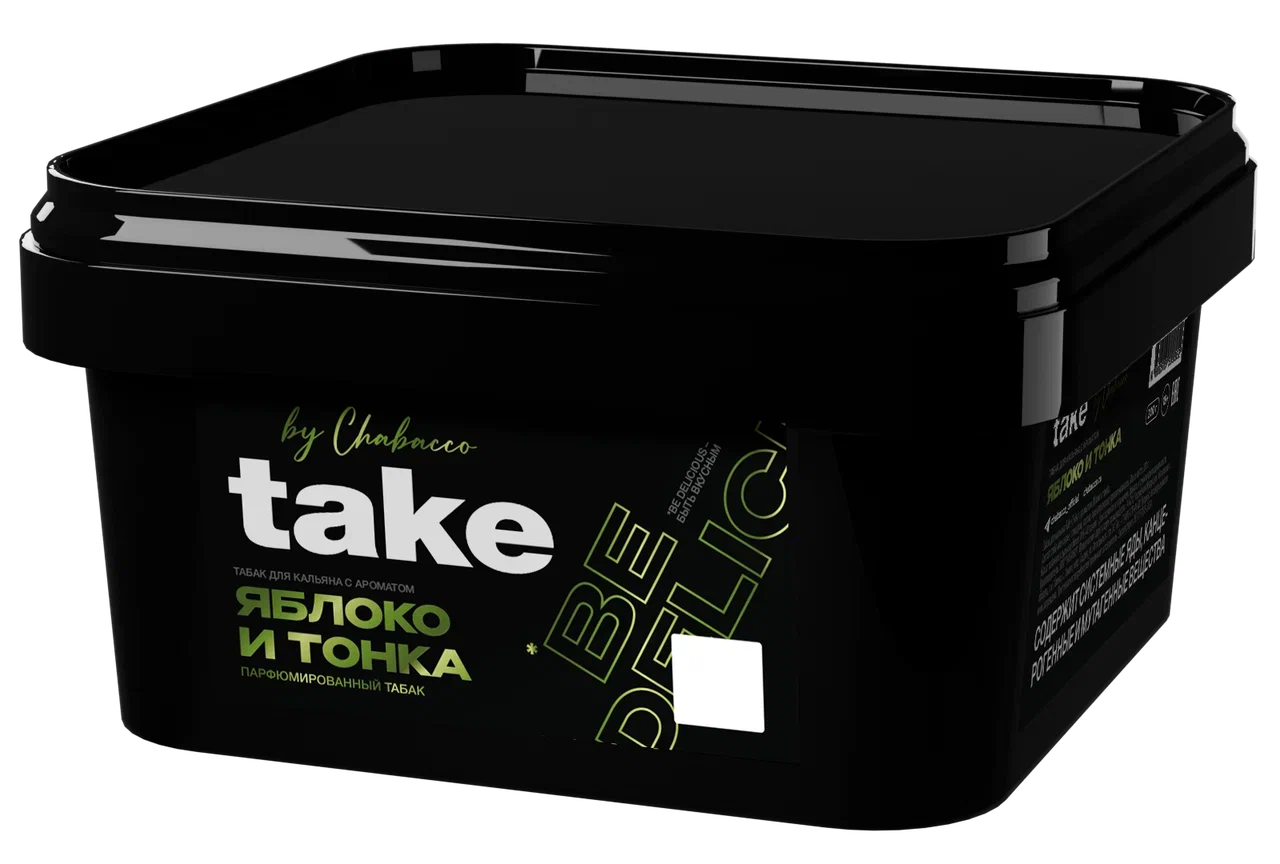 картинка Табак Take - Be Delicious (Яблоко и Тонка) 200 гр. от магазина BigSmoke