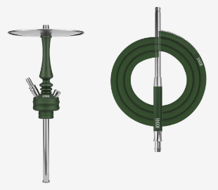 картинка Кальян Hoob - Mars Mini British racing green/Space Grey от магазина BigSmoke