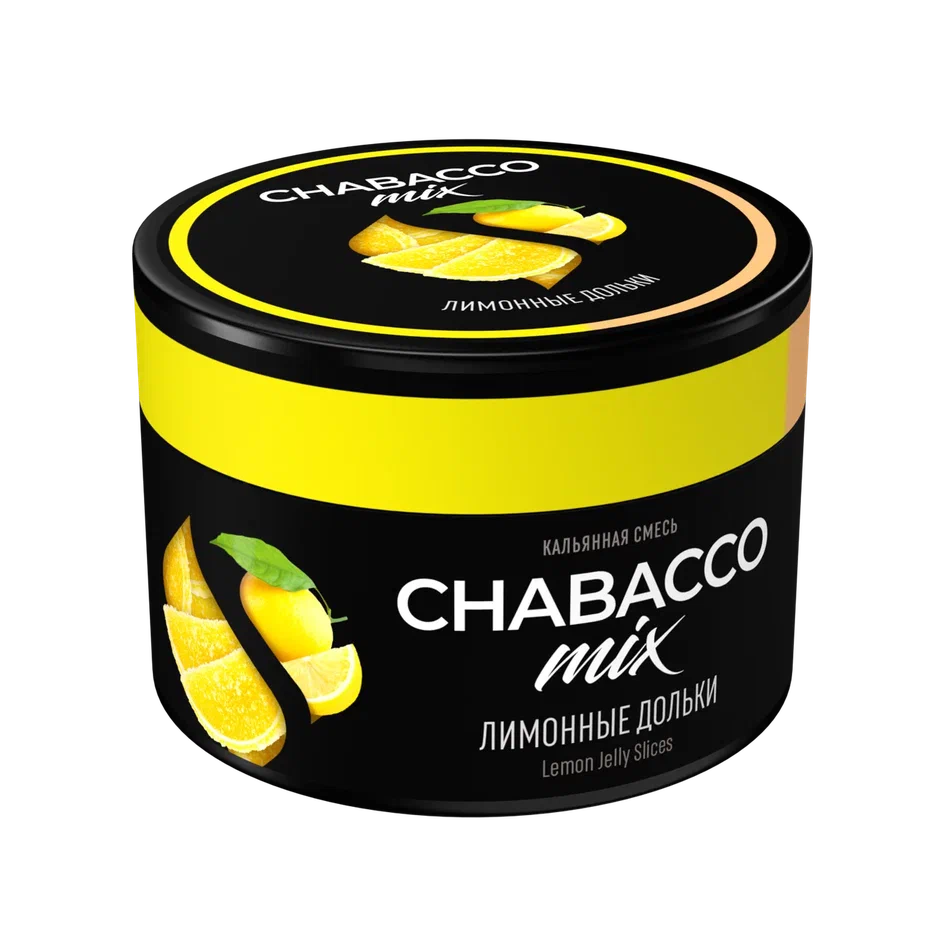 картинка Chabacco Mix Medium - Lemon Jelly Slices 40 гр. от магазина BigSmoke