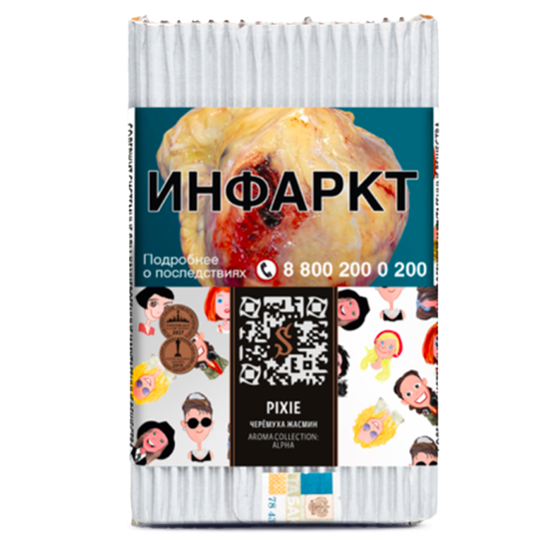картинка Табак Satyr - Pixie (Черемуха Жасмин) 25 гр. от магазина BigSmoke