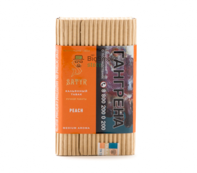 картинка Табак Satyr - Peach (Персик) 100 гр. от магазина BigSmoke