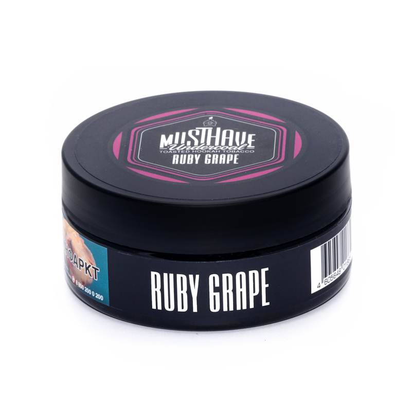 картинка Табак Must Have - С Ароматом Винограда и Мяты (Ruby Grape) 125 гр. от магазина BigSmoke