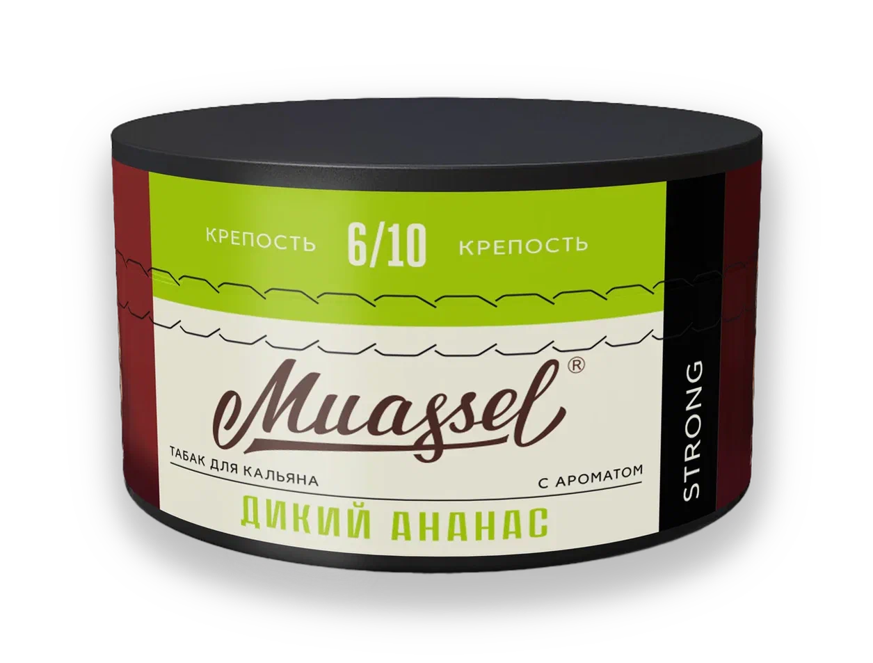 картинка Табак Muassel 6/10 - Дикий Ананас 200гр. от магазина BigSmoke