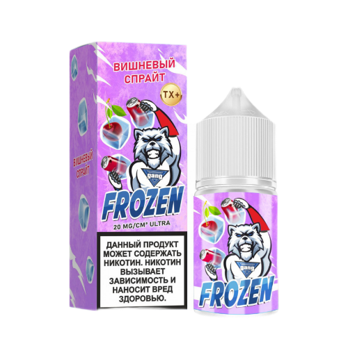 картинка Жидкость GANG FROZEN 30ml 2% Ultra Hard - Вишневый спрайт от магазина BigSmoke