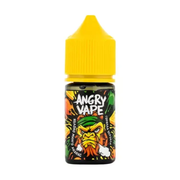 картинка Angry Vape Strong 30 мл. 20 мг. - Горилла Верзила (Яблоко с Манго и Ананасом) от магазина BigSmoke