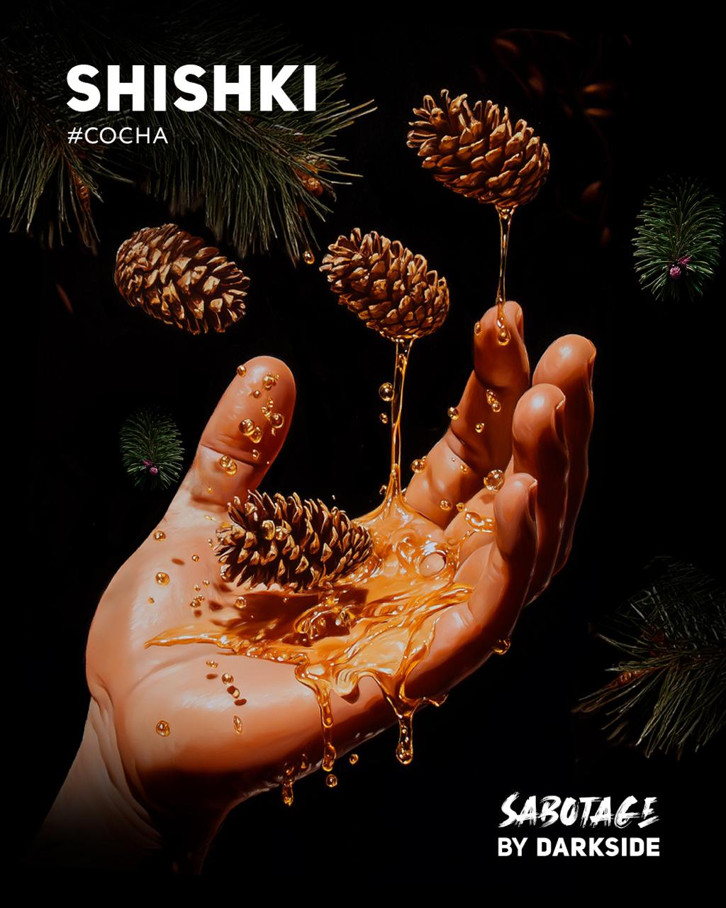 картинка Табак Darkside SABOTAGE - Shishki 250 гр. от магазина BigSmoke