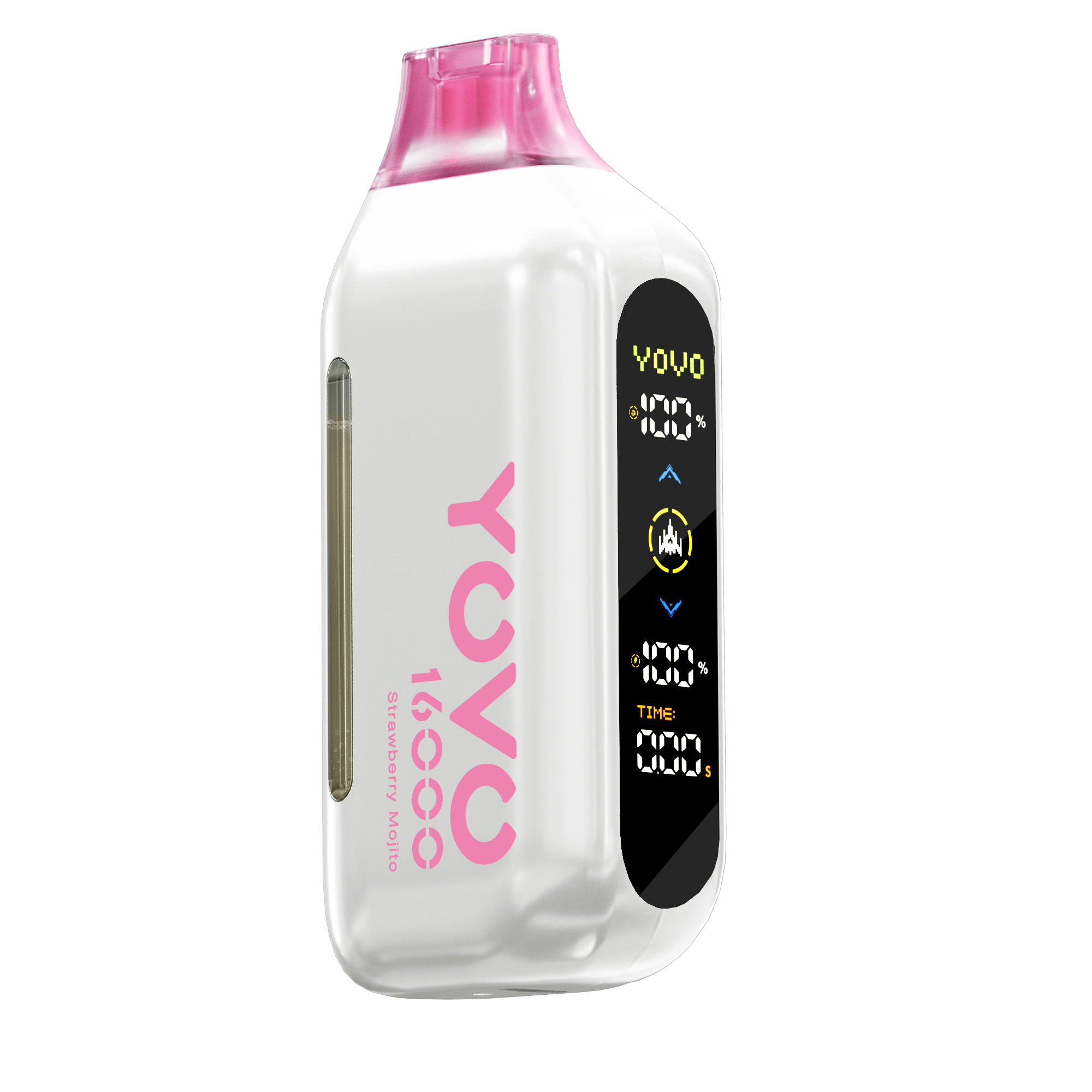 картинка YOVO 16000 - Клубничное Мохито от магазина BigSmoke