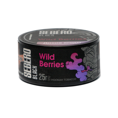 картинка Табак Sebero Black - Дикие ягоды (Wild Berries) 25 гр. от магазина BigSmoke