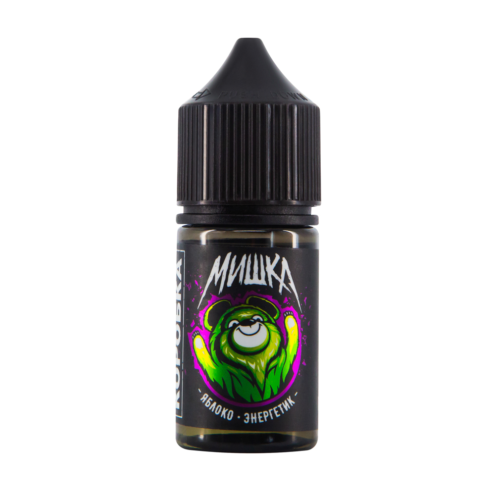 картинка Мишка Salt - Яблоко Энергетик 30 мл 20 мг от магазина BigSmoke