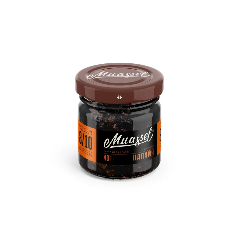 картинка Табак Muassel 8/10 - Папайя 40гр. от магазина BigSmoke