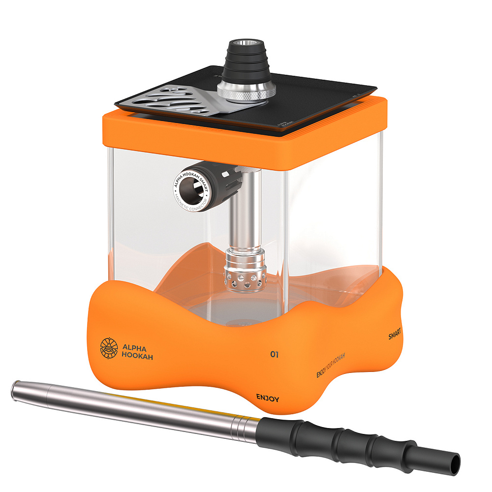 картинка Кальян Alpha Hookah Smart Bubble Orange от магазина BigSmoke
