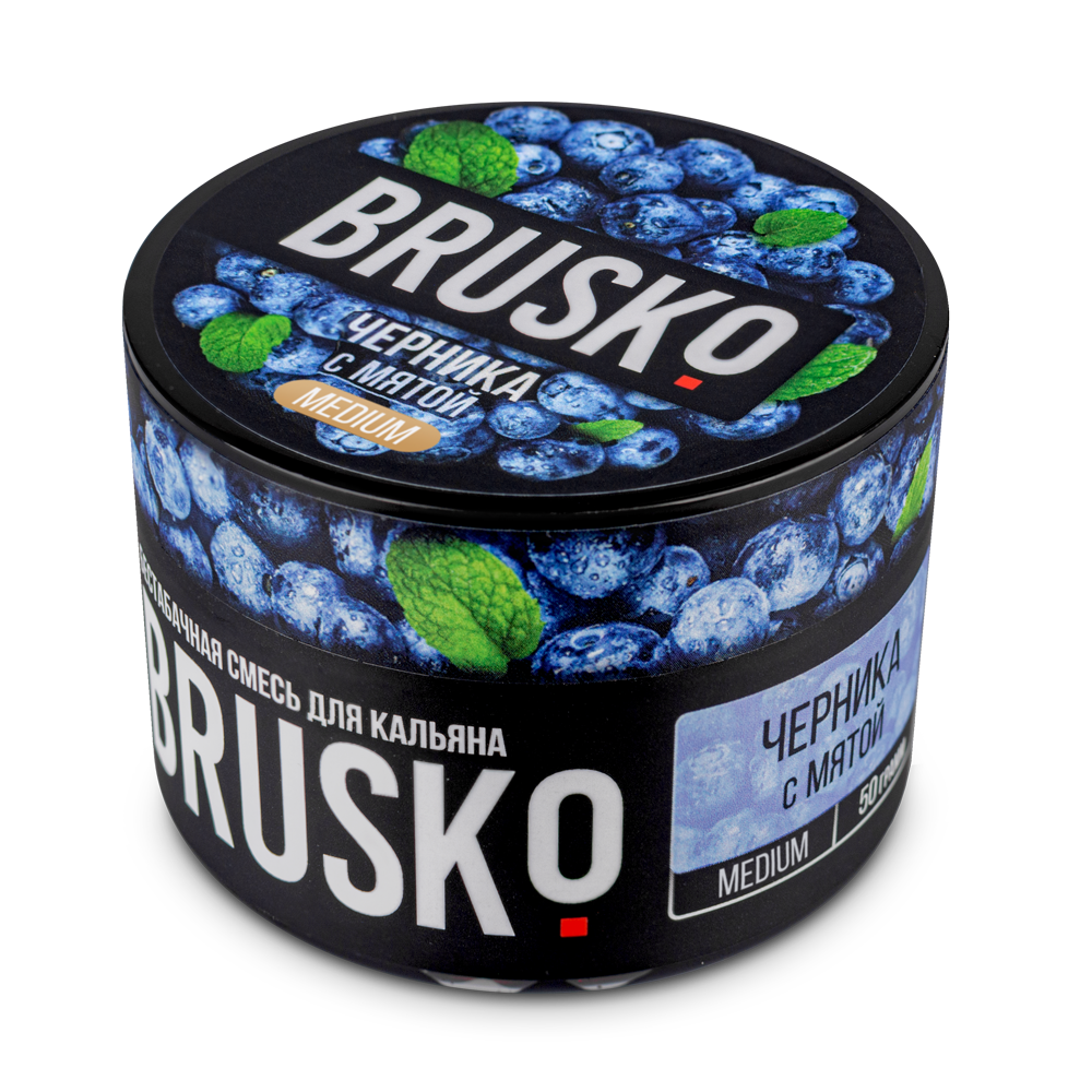картинка Brusko - Черника с Мятой 50 гр. от магазина BigSmoke