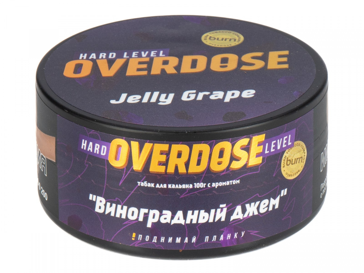 картинка Табак Overdose - Jelly Grape 100 гр. от магазина BigSmoke