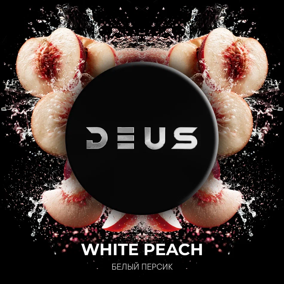 картинка Табак Deus - White Peach (Белый Персик) 30 гр. от магазина BigSmoke
