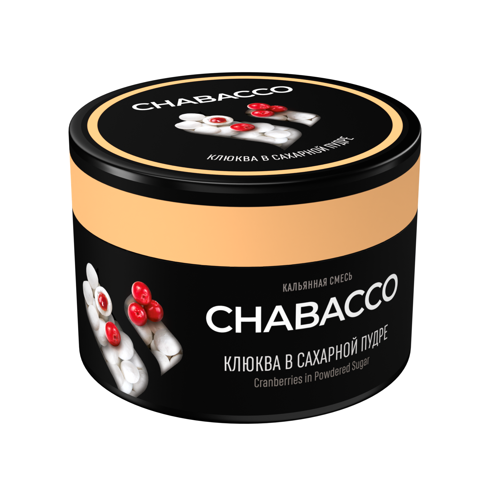 картинка Chabacco Medium - Cranberries in powdered sugar 40 гр. от магазина BigSmoke