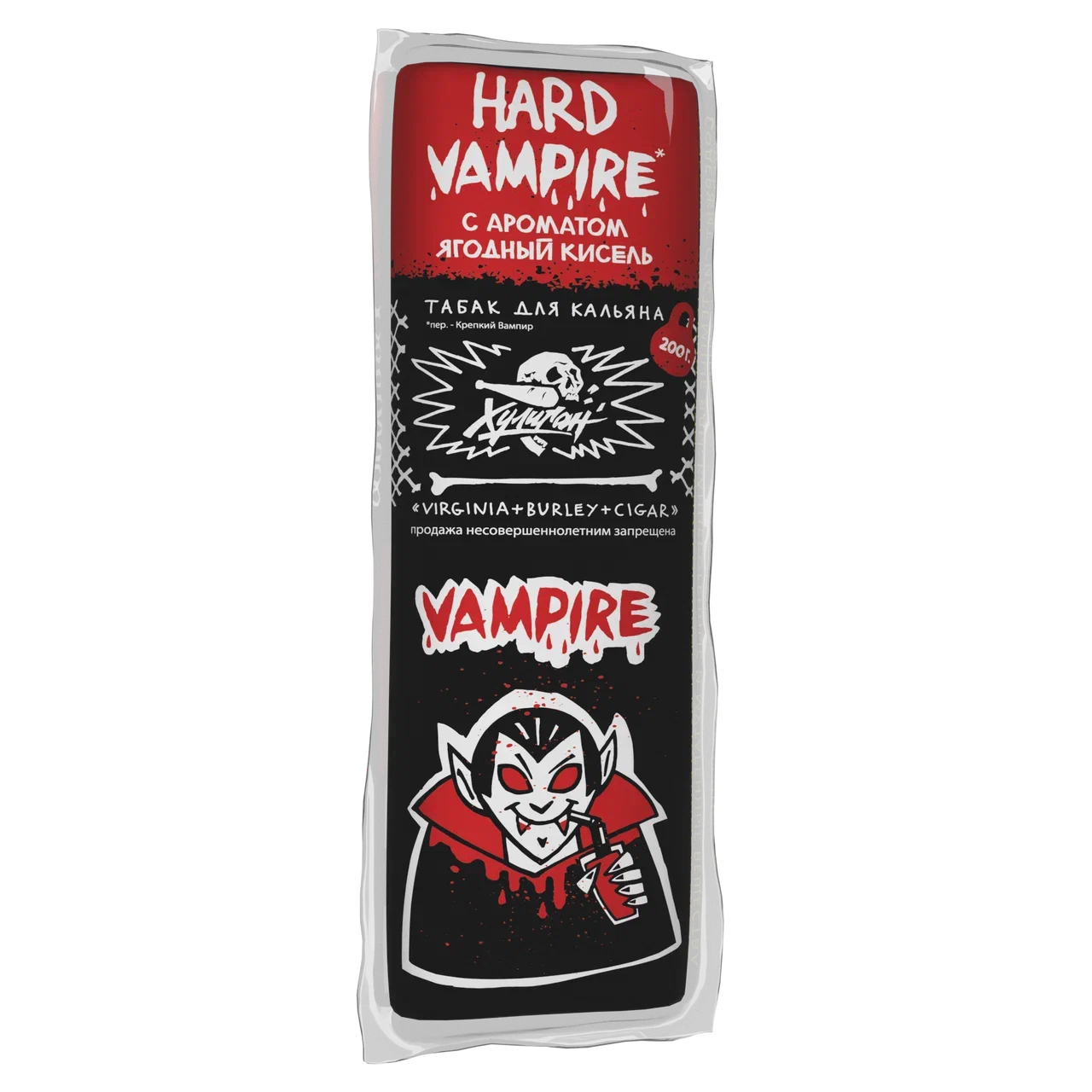 картинка Табак Хулиган Hard - Vampire (Ягодный Кисель) 200 гр. от магазина BigSmoke