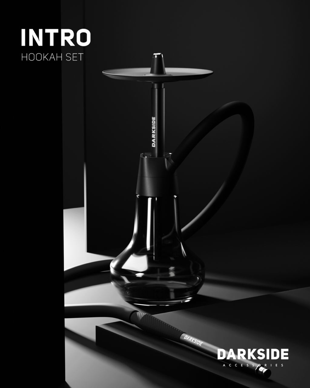картинка Кальян Darkside - INTRO чёрный от магазина BigSmoke