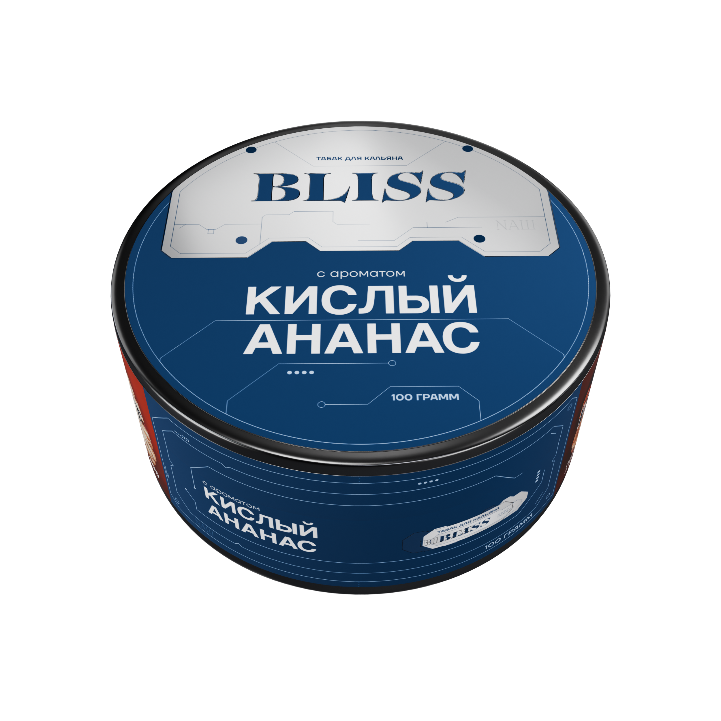 картинка Табак Bliss - Кислый Ананас 100 гр. от магазина BigSmoke