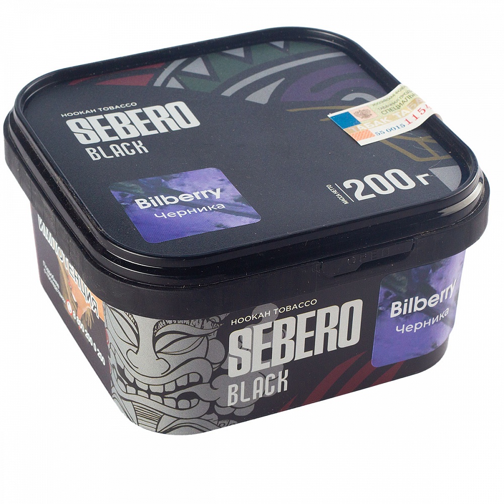 картинка Табак Sebero Black - Черника (Bilberry) 200 гр. от магазина BigSmoke