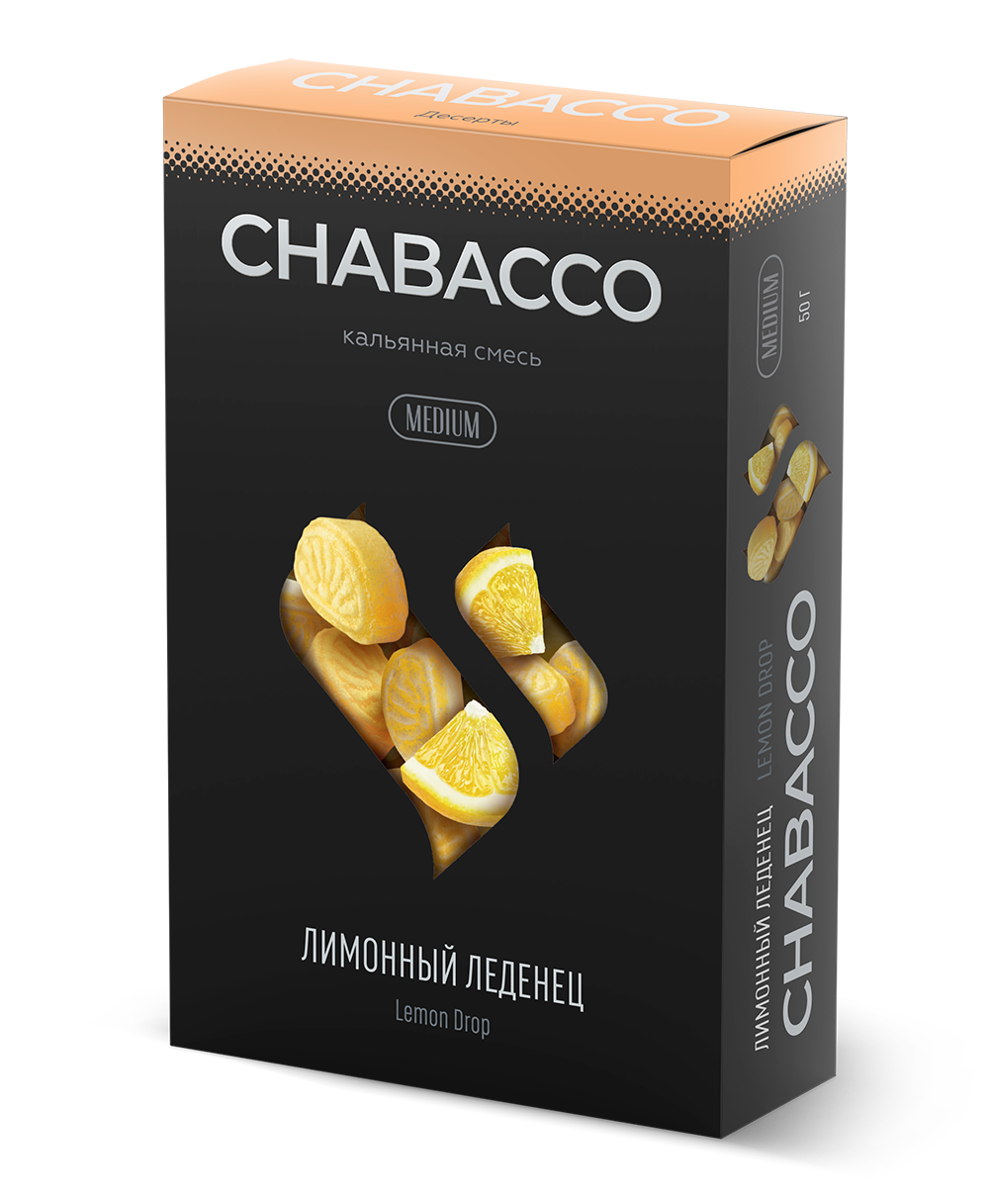картинка Chabacco Medium – Lemon Drop 50 гр. от магазина BigSmoke