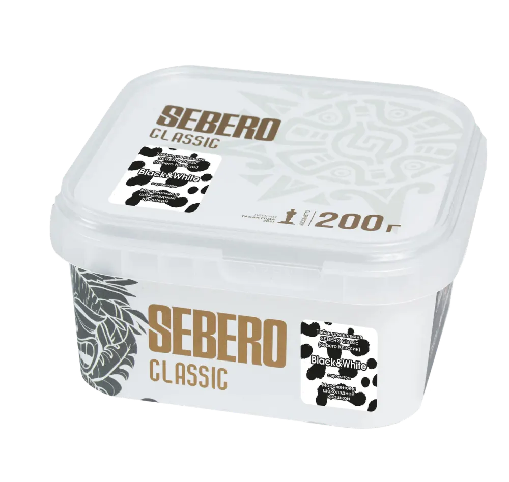 картинка Табак Sebero - Мороженое с шоколадной крошкой (Black&White) 200 гр. от магазина BigSmoke