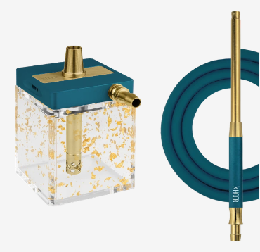 картинка Кальян Hoob - SubAtom Marine blue/Gold (золотая крошка) от магазина BigSmoke
