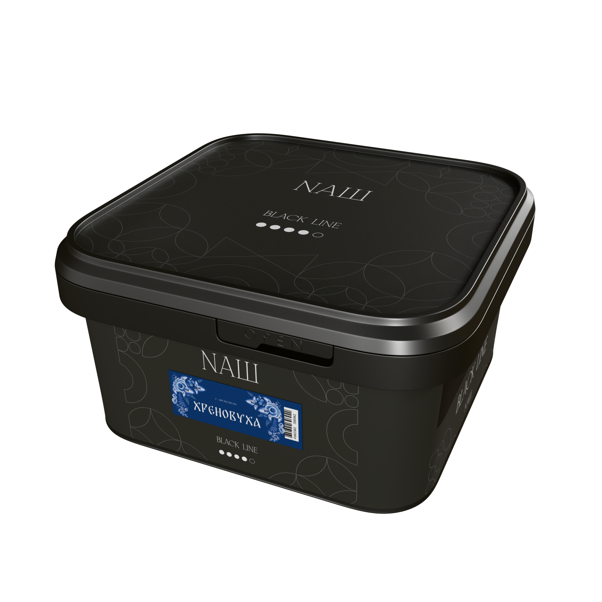 картинка Табак НАШ Black - Хреновуха 200 гр. от магазина BigSmoke