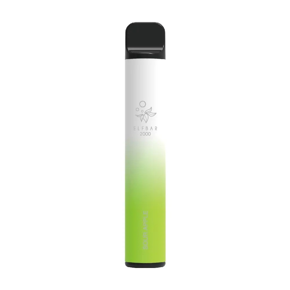 картинка Elf Bar 2000 Sour Apple от магазина BigSmoke