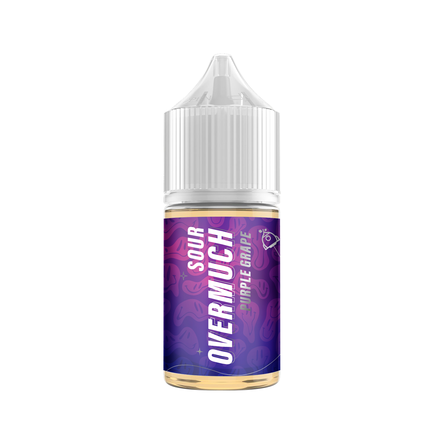 картинка Overmuch Sour Strong 30 мл. 20 мг. - Purple Grape от магазина BigSmoke