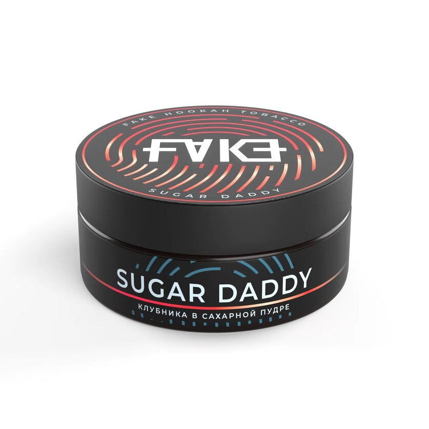картинка Табак Fake - Sugar Daddy (Клубника в Сахарной Пудре) 100 гр. от магазина BigSmoke