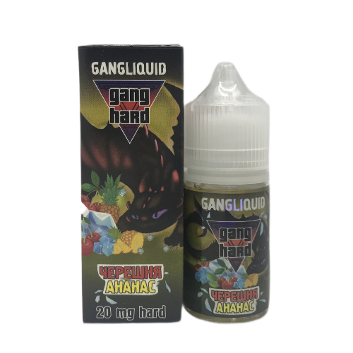 картинка Жидкость GANG HARD 30ml 2% - Черешня Ананас от магазина BigSmoke