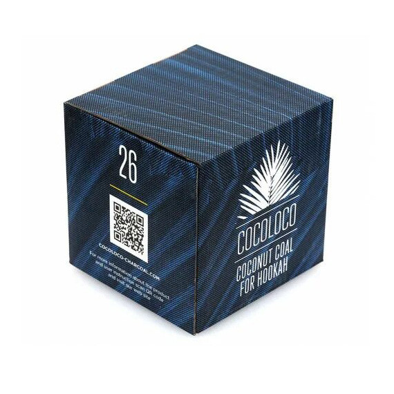 картинка Уголь CocoLoco 26 мм от магазина BigSmoke