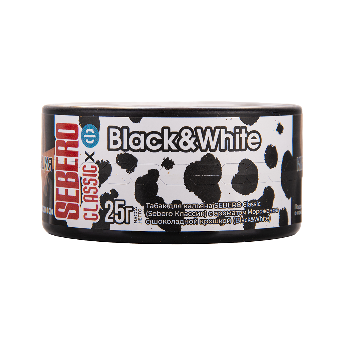 картинка Табак Sebero - Мороженое с шоколадной крошкой (Black&White) 25 гр. от магазина BigSmoke