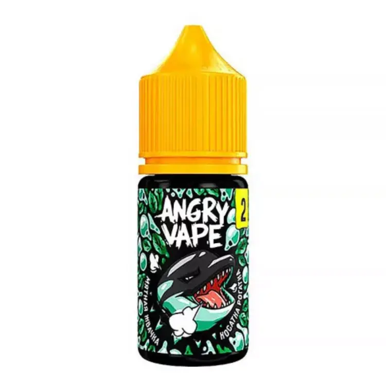 картинка Angry Vape Strong 30 мл. 20 мг. - Касатка Рогатка (Мятная Жвачка) от магазина BigSmoke