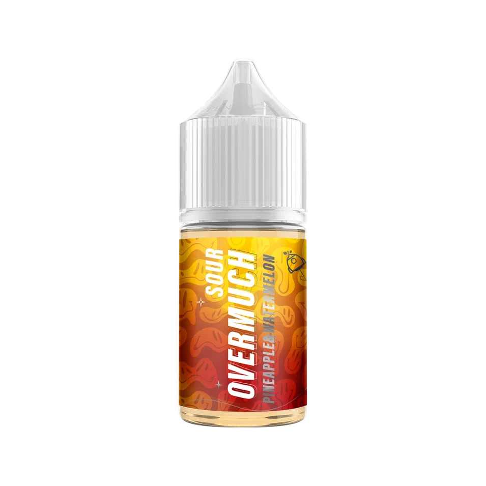 картинка Overmuch Sour Strong 30 мл. 20 мг. - Watermelon Pineapple от магазина BigSmoke