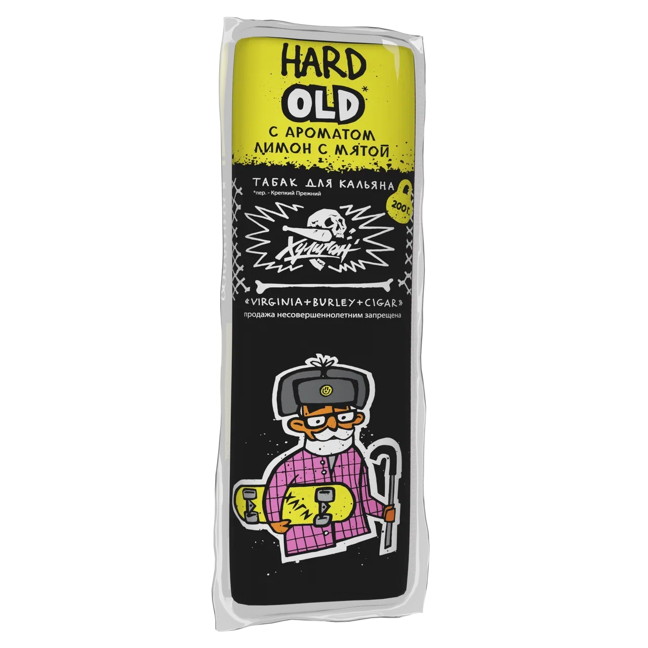 картинка Табак Хулиган Hard - Old (Лимон с Мятой) 200 гр. от магазина BigSmoke