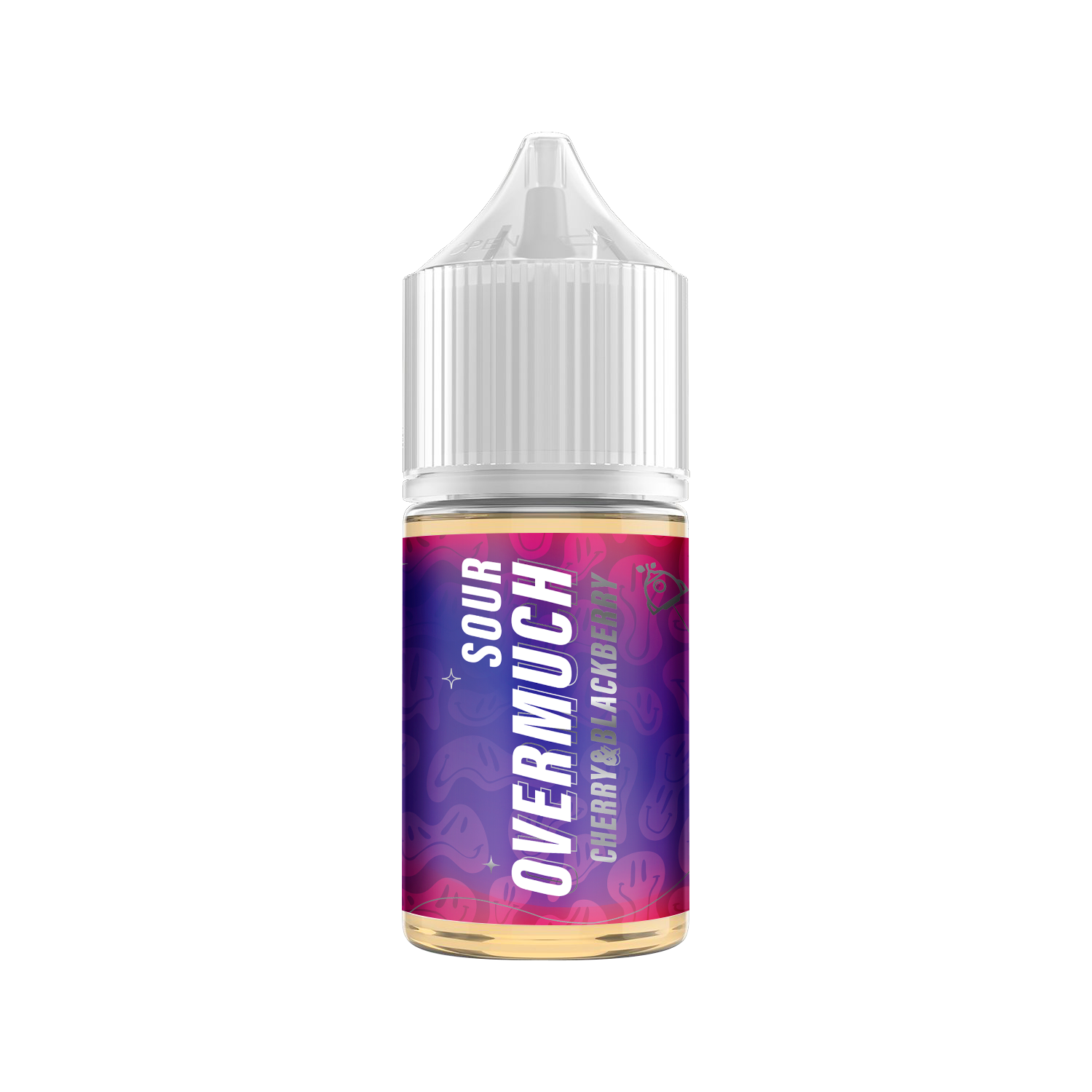 картинка Overmuch Sour Salt 30 мл. 20 мг. - Cherry Blackberry от магазина BigSmoke