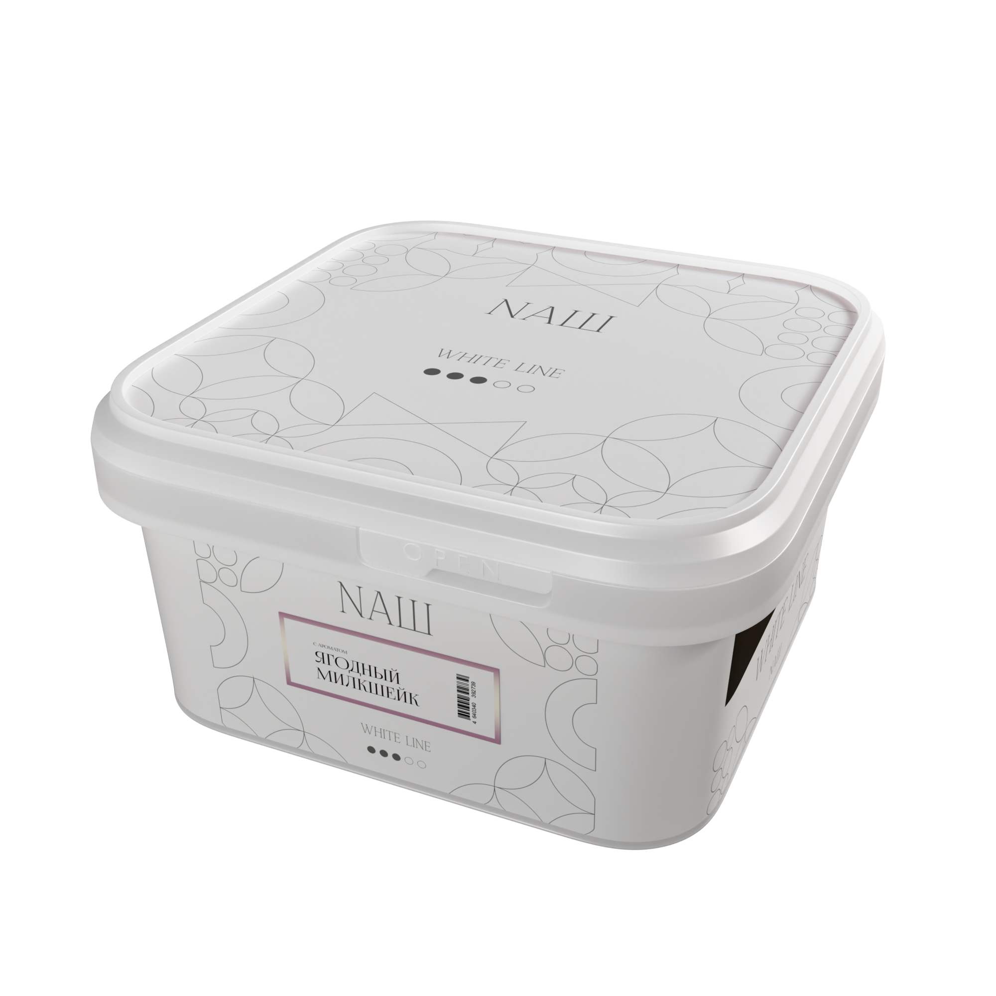 картинка Табак НАШ White - Ягодный Милкшейк (Молочный шейк) 200 гр. от магазина BigSmoke