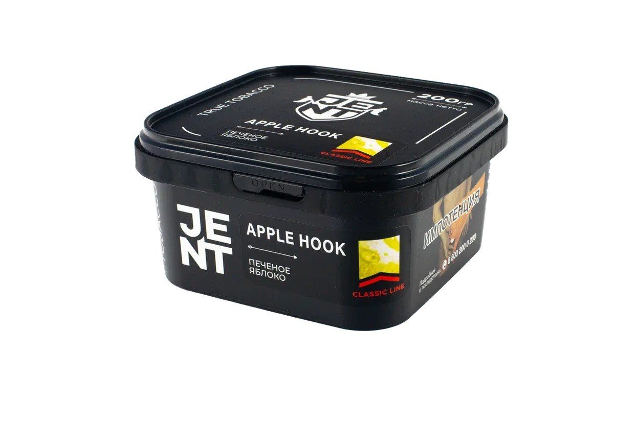 картинка Табак Jent - Apple Hook (Печеное яблоко) 200 гр. от магазина BigSmoke