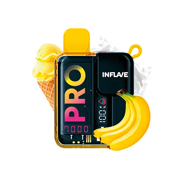 картинка Inflave Pro 7000 - Банановый Сорбет от магазина BigSmoke